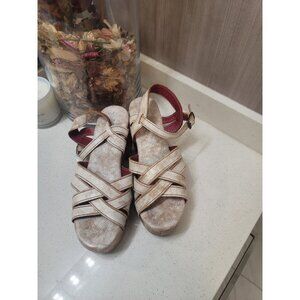 Bed Stu Womens Paulina platform wooden heels Nectar Lux Shoes size 9